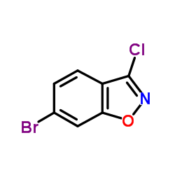 6-溴-3-氯苯并[d]异噁唑结构式