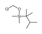 chloromethoxy-(2,3-dimethylbutan-2-yl)-dimethylsilane Structure