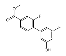 methyl 3-fluoro-4-(3-fluoro-5-hydroxyphenyl)benzoate Structure
