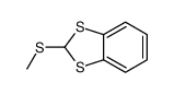 2-(Methylthio)-1,3-benzodithiole Structure