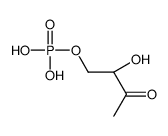 3,4-dihydroxy-2-butanone-4-phosphate Structure