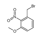 1-(溴甲基)-3-甲氧基-2-硝基苯结构式