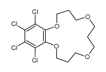 2,3-(Tetrachlorbenzo)-1,4,8,12-tetraoxapentadecen结构式