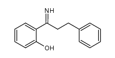 2-(1-imino-3-phenylpropyl)phenol结构式
