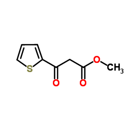 3-氧代-3-(噻吩-2-基)丙酸甲酯结构式