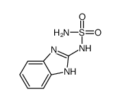 (9CI)-1H-苯并咪唑-2-磺酰胺结构式