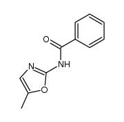 2-benzoylamino-5-methyloxazole结构式