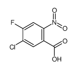 5-chloro-4-fluoro-2-nitrobenzoic acid Structure