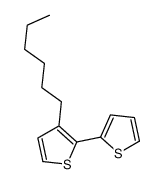 3-hexyl-2-thiophen-2-ylthiophene Structure