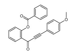 2-[3-(4-methoxyphenyl)prop-2-ynoyl]phenyl benzoate结构式