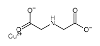 copper(II)-iminodiacetate Structure
