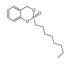 2-octyl-4H-1,3,2λ5-benzodioxaphosphinine 2-oxide Structure