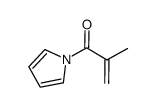 1H-Pyrrole,1-(2-methyl-1-oxo-2-propenyl)-(9CI) Structure