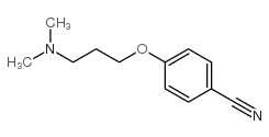 4-(3-(二甲氨基)丙氧基)苯甲腈结构式