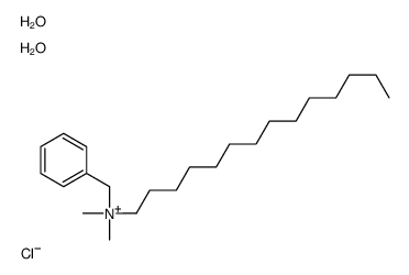 苄基二甲基十四烷基氯化铵 二水合物结构式