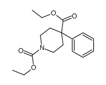 diethyl 4-phenylpiperidine-1,4-dicarboxylate Structure