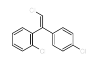 Benzene,1-chloro-2-[2-chloro-1-(4-chlorophenyl)ethenyl]-结构式