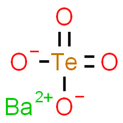 barium tellurium trioxide Structure