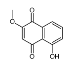 5-hydroxy-2-methoxynaphthalene-1,4-dione Structure
