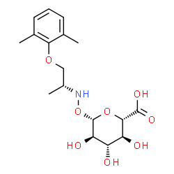 N-hydroxymexiletine glucuronide Structure