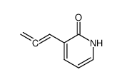 2(1H)-Pyridinone, 3-(1,2-propadienyl)- (9CI)结构式