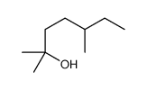 2,5-dimethylheptan-2-ol Structure