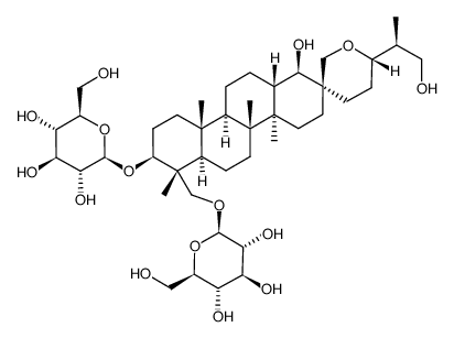 凤仙萜四醇苷D结构式