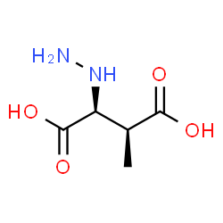 Butanedioic acid, 2-hydrazino-3-methyl-, [S-(R*,R*)]- (9CI)结构式