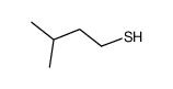 3-methyl-1-butanethiol Structure
