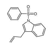 1-(benzenesulfonyl)-3-prop-2-enylindole Structure