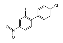 1-(4-chloro-2-iodophenyl)-2-iodo-4-nitrobenzene结构式