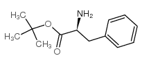 (S)-叔丁基2-氨基-3-苯基丙酸酯结构式