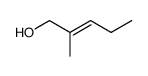 (E)-2-Methyl-2-penten-1-ol结构式