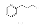 Pyridine, 2-(3-chloropropyl)-, hydrochloride Structure