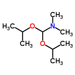 N,N-二甲基甲酰胺二异丙醇缩醛结构式