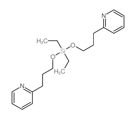 Pyridine,2,2'-[(diethylsilylene)bis(oxytrimethylene)]di- (8CI)结构式