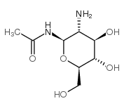2-乙酰氨基-2-脱氧-b-d-葡萄糖胺结构式