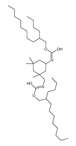 2-butyldecyl N-[3-[(2-butyldecoxycarbonylamino)methyl]-3,5,5-trimethylcyclohexyl]carbamate Structure