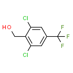 (2,6-Dichloro-4-(trifluoromethyl)phenyl)methanol结构式