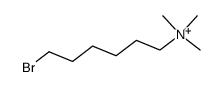 6-溴己基三甲基溴化铵结构式