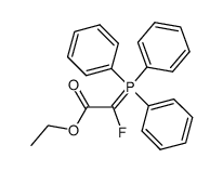 ethyl 2-fluoro-2-(triphenyl-5-phosphanylidene)acetate Structure