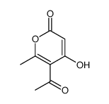 5-acetyl-4-hydroxy-6-methyl-α-pyrone结构式