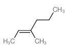3-Methyl-trans-2-hexene Structure