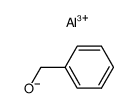 aluminium benzyl alcoholate Structure