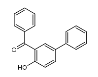 (4-hydroxybiphenyl-3-yl)(phenyl)methanone Structure