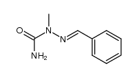 benzaldehyde-(2-methyl semicarbazone)结构式