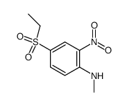 4-(ethylsulfonyl)-N-methyl-2-nitroaniline Structure