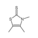 3,4,5-trimethyl-1,3-thiazole-2-thione Structure
