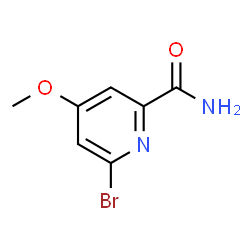 6-Bromo-4-methoxypicolinamide Structure