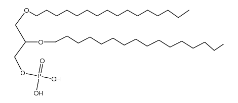1,2-di-O-hexadecyl-rac-glycerol phosphoric acid结构式